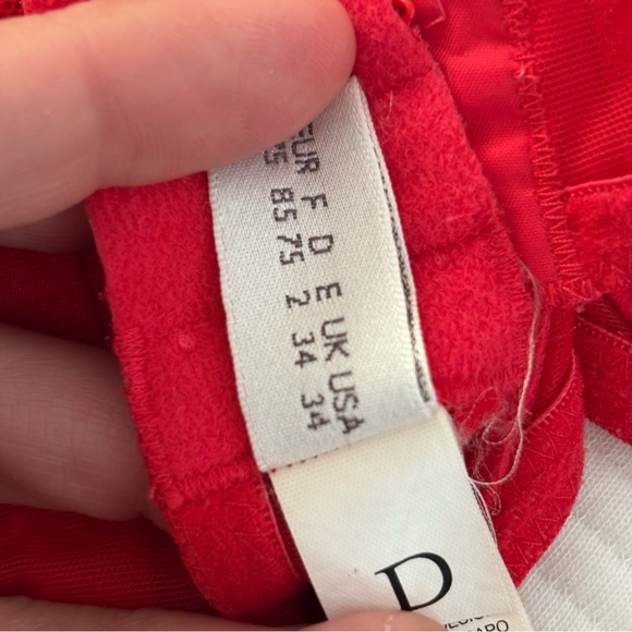 La Perla Malizia Elegant Red Lace Underwire Bra - Picture 5 of 5